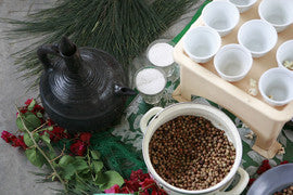 Ethiopian coffee ceremony